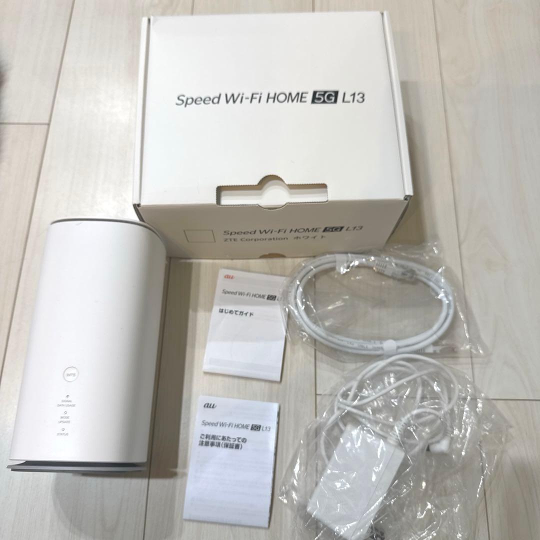 【未使用に近い】ZTE Speed Wi-Fi  5G L13 本体 Speed Wi-Fi HOME 5G L13 – ZTE Device Japan