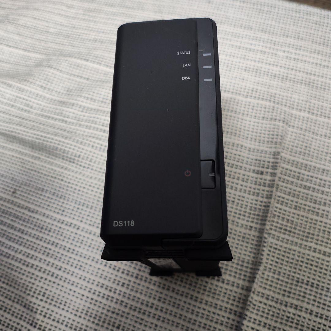 外付けハードディスク・ドライブ Synology DS118 NAS + WD Red Plus 2TB HDD