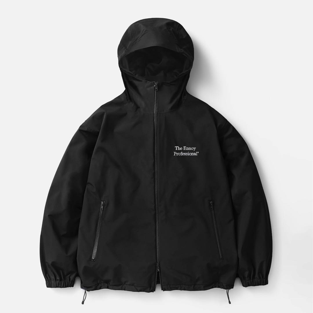 エンノイ・3LAYER SHELL HOODIE（黒Lサイズ） - メルカリ