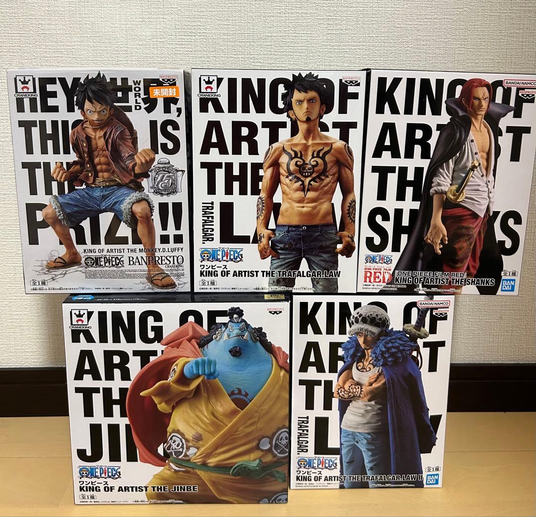 ワンピース フィギュア KING OF ARTIST 5個まとめ売り - メルカリ