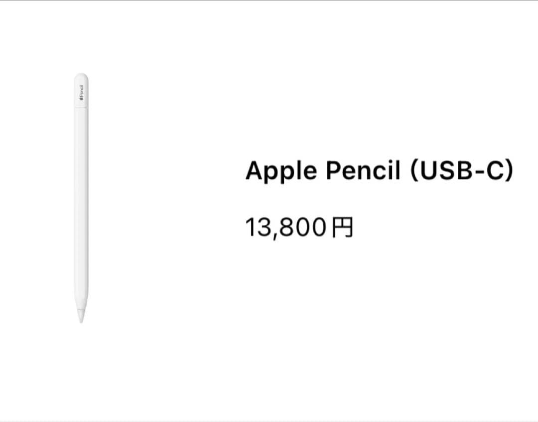 iPadアクセサリー rio Apple Pencil (USB-C) Apple Pencil (USB-C)