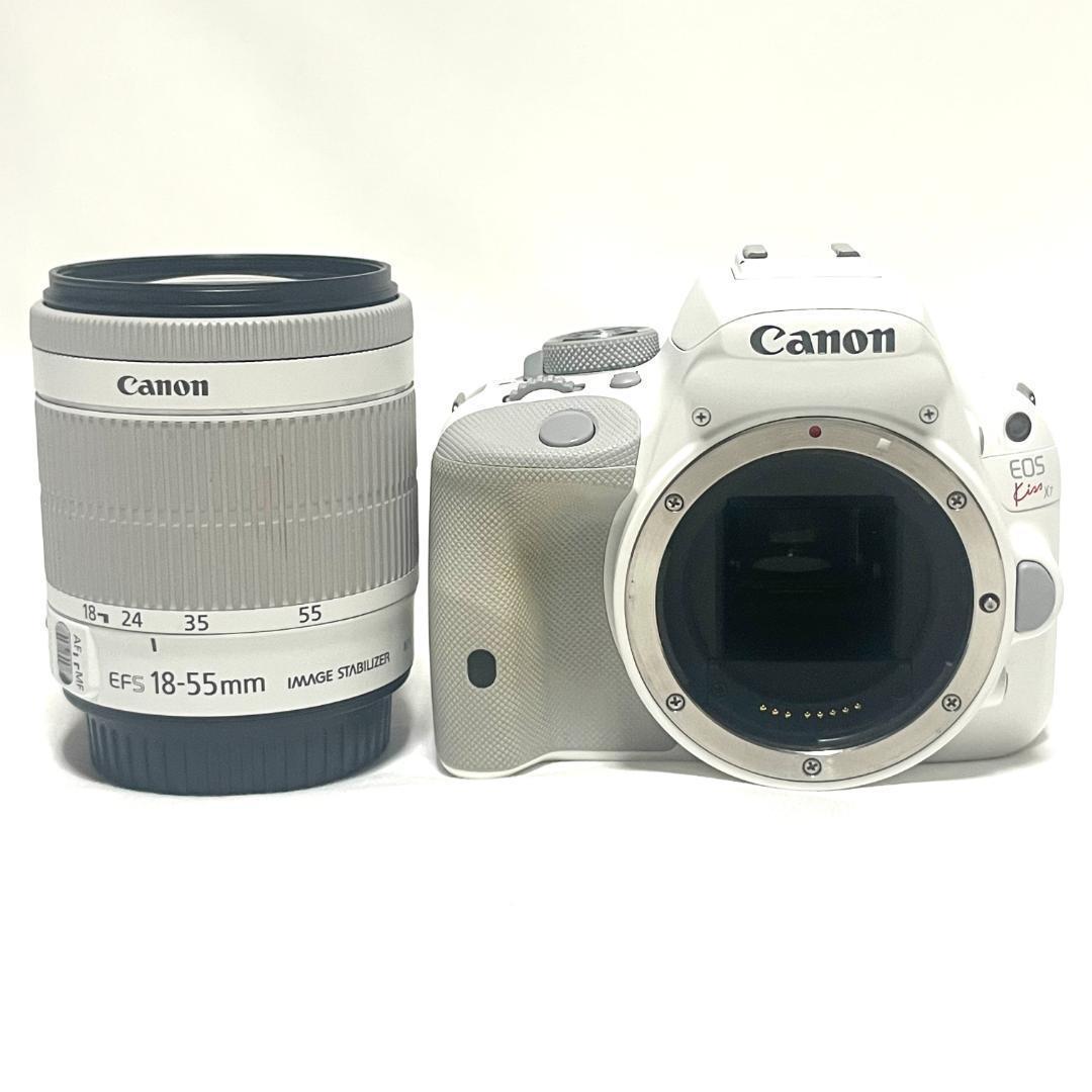 可愛くて軽量❣️ Canon EOS Kiss X7 ホワイト 手ブレ補正レンズ
