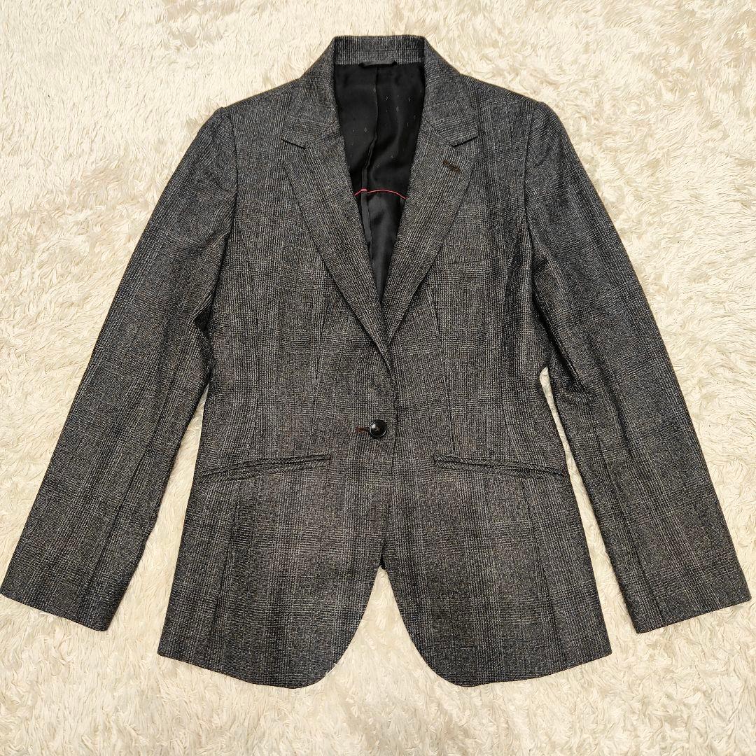 HILTON ヒルトン Marzotto パンツ スーツ セットアップ チェック