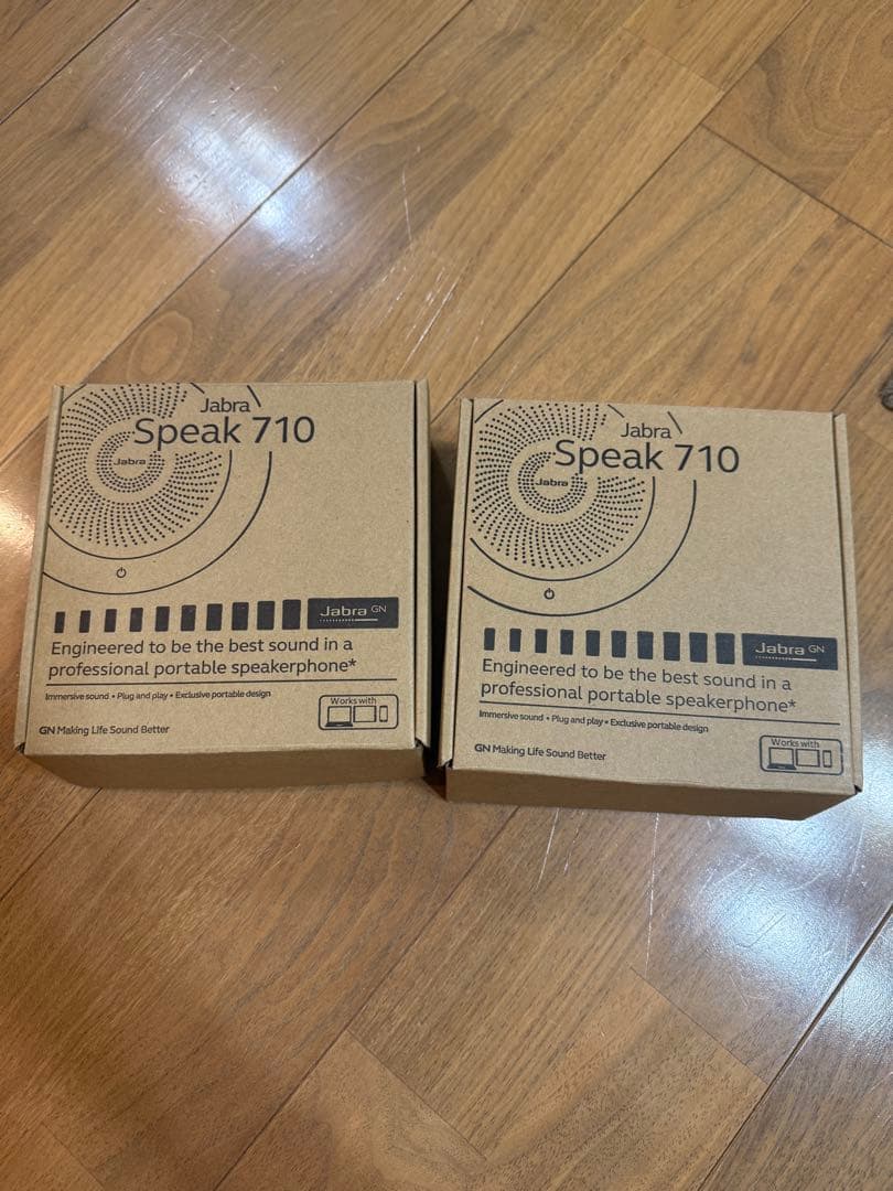 [2個セット] Jabra Speak 710 MS ポータブルスピーカー Amazon.com: Jabra Speak 710 MS Wireless Bluetooth Speakerphone