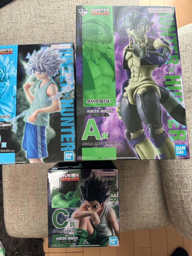一番くじ HUNTER x HUNTER A賞 C賞ゴンD賞キルアセット