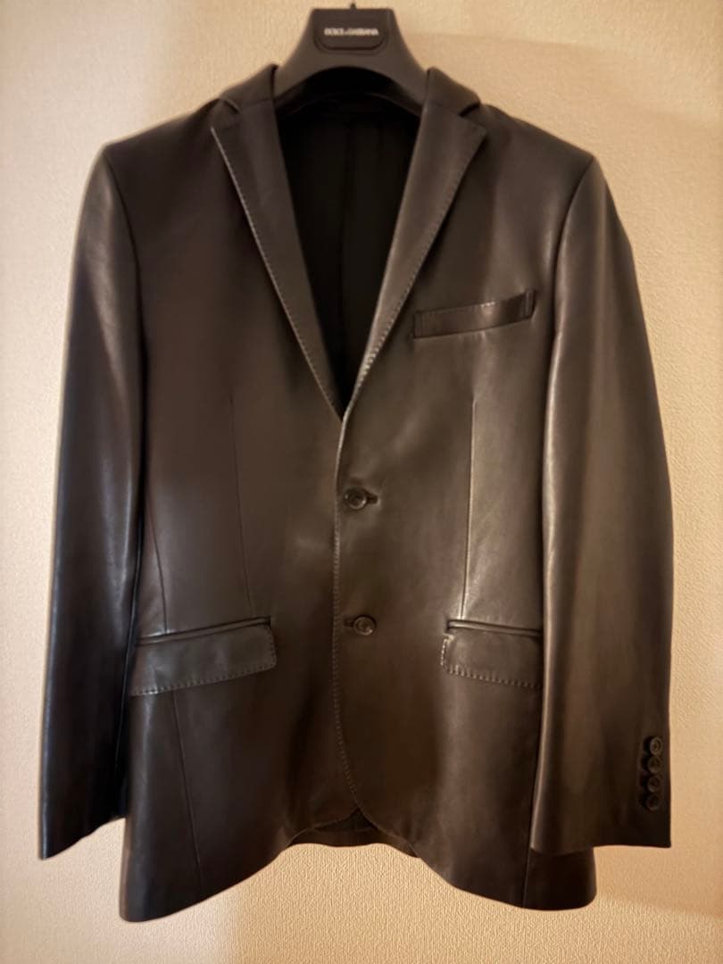 バーバリーブラックレーベル Mレザー テーラードジャケット 三陽商会ノバチェック BURBERRY BLACK LABEL - バーバリーブラックレーベル 三陽商会 ウール