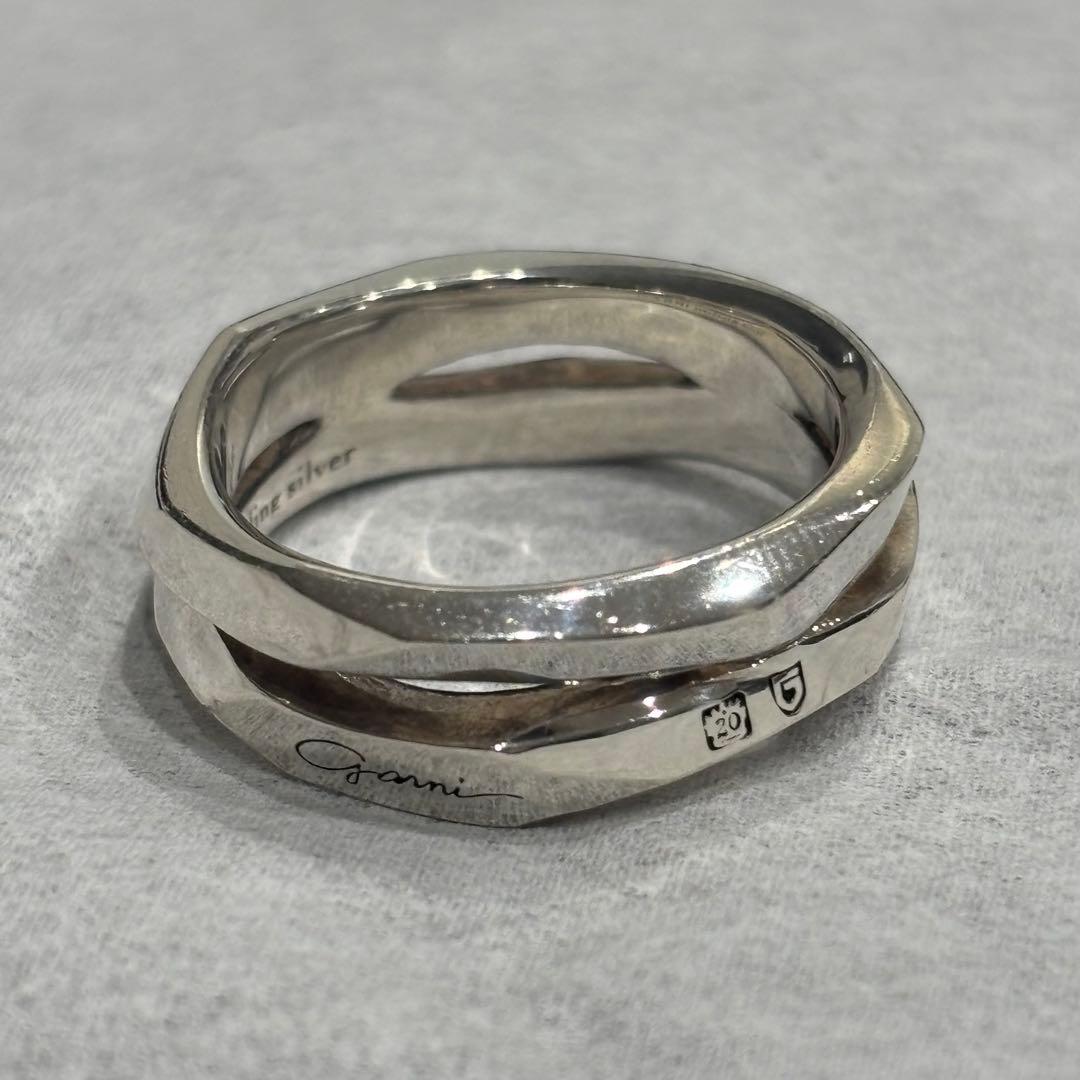 GARNI Crockery Double Ring 17号 リング 美品 GARNI - 【残り一点】Crockery Double Ring | ACRMTSM ONLINE STORE