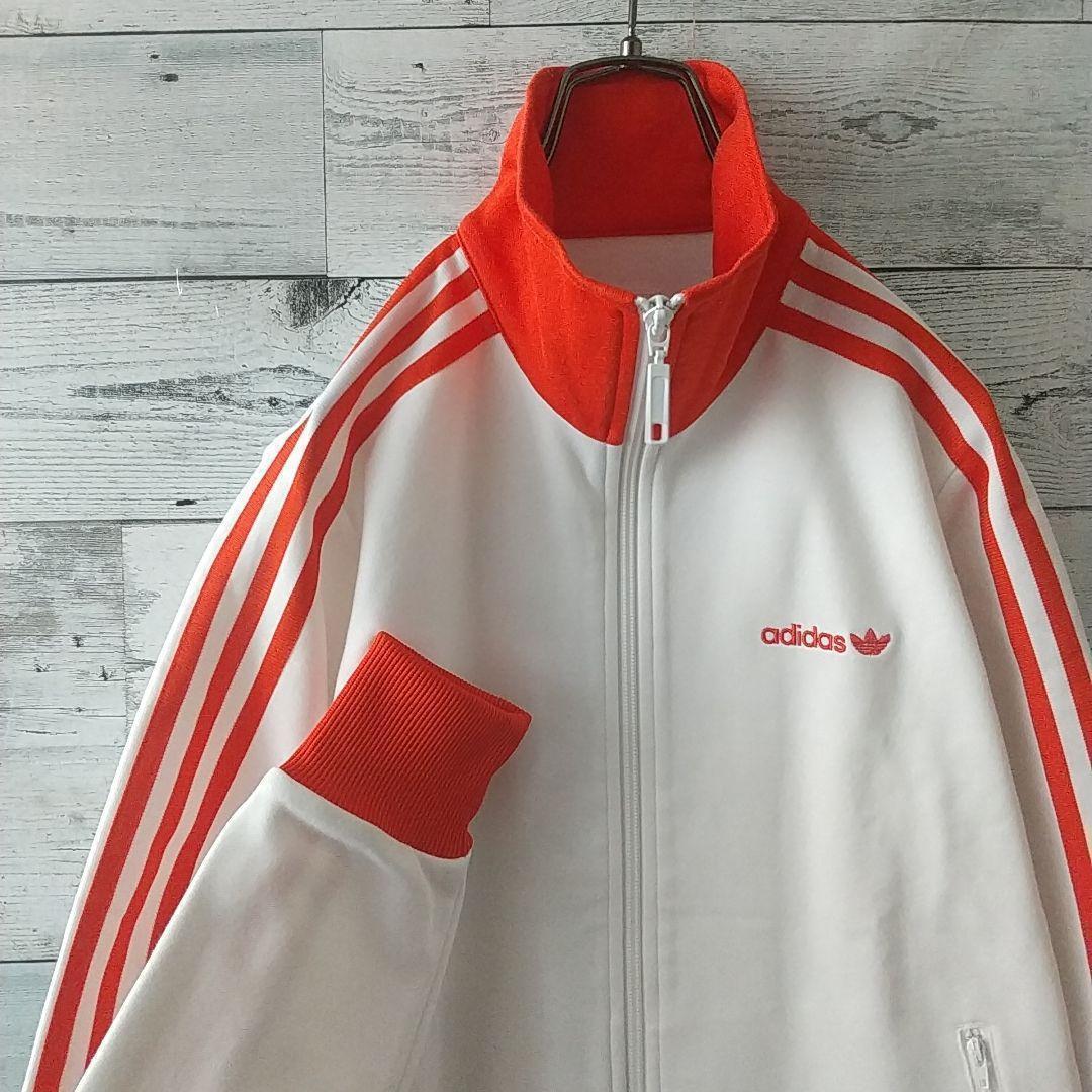 超人気☆アディダス 刺繍トレフォイルロゴ バイカラー 切替 トラックジャケット adidasアディダス トレフォイル ロゴ刺繍 マルチカラー 切り替え