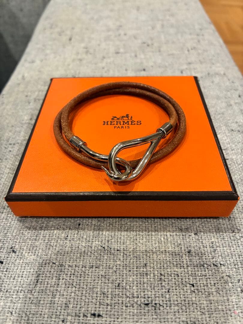 HERMES エルメス ジャンボ ブレスレット/チョーカー シルバー金具 楽天市場】【ジュエリー】HERMES エルメス ジャンボチョーカー