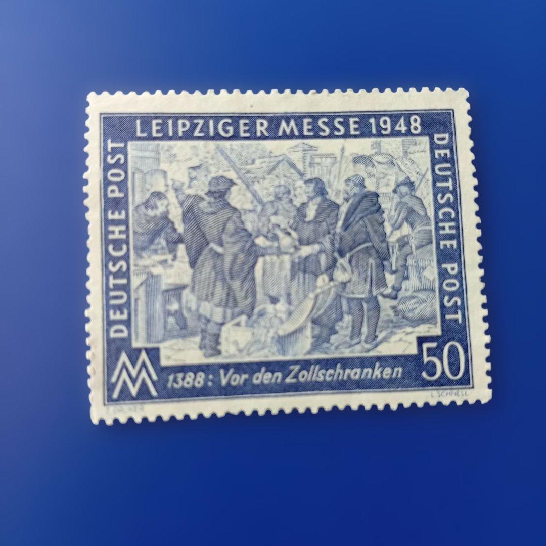 9617 外国切手 ドイツ 1948年 ライプツィヒ見本市 2種 - メルカリ