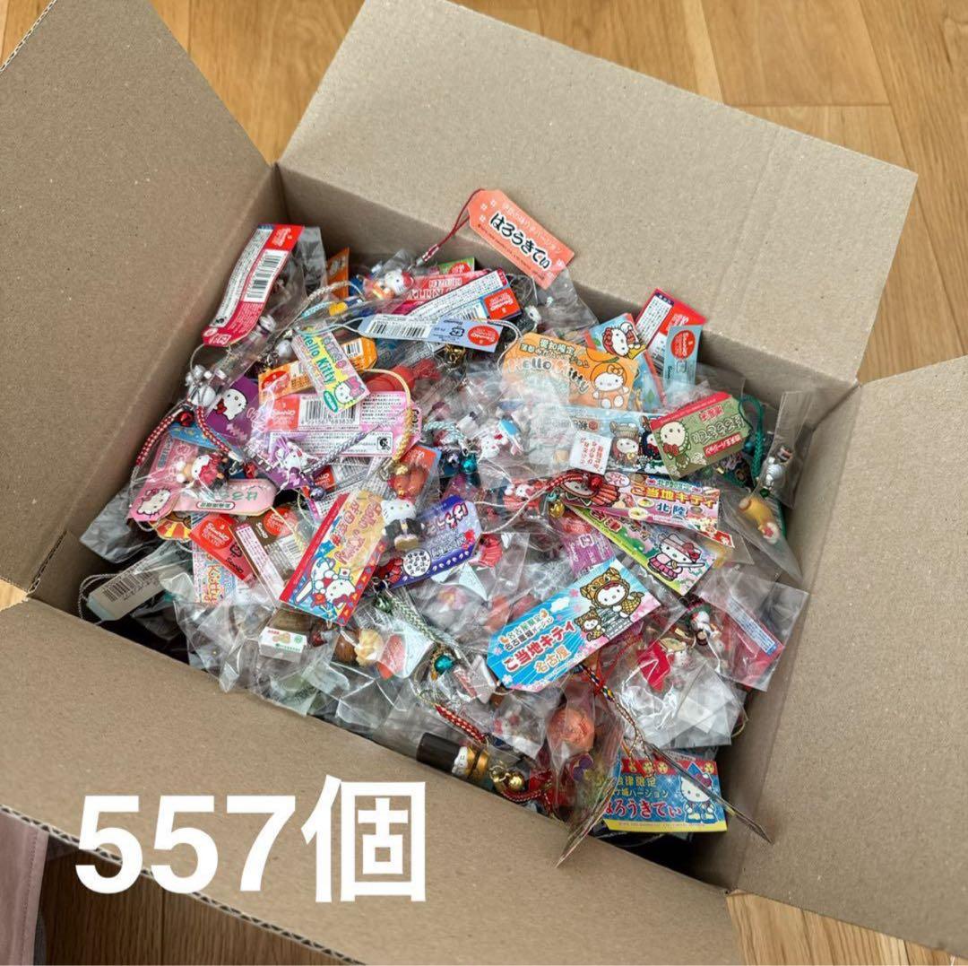 ハローキティ　ご当地キティ　ストラップ　557個おまとめ セット売り　根付け ハローキティ ご当地キティ ストラップ 根付け 5個セット まとめ売り