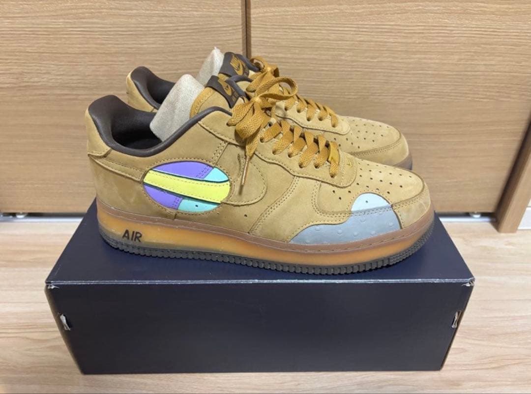 靴 NIKE WMNS AIR FORCE 1 '07 LX DQ7580-700 WMNS) Nike Air Force 1 '07 LX 'See Through - Wheat' DQ7580-700