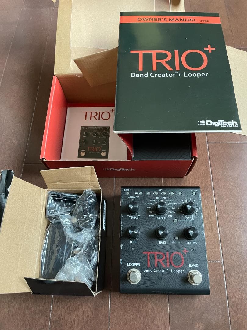 Digitech TRIO+ バンドクリエーター・ルーパー・ドラムマシーン Amazon.com: Digitech TRIOPLUS Band Creator and Looper : Musical