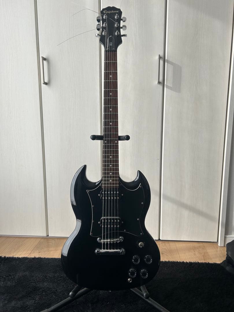 Epiphone SG エレキギター ブラック Epiphone SG Standard Electric Guitar Ebony | Guitar Center
