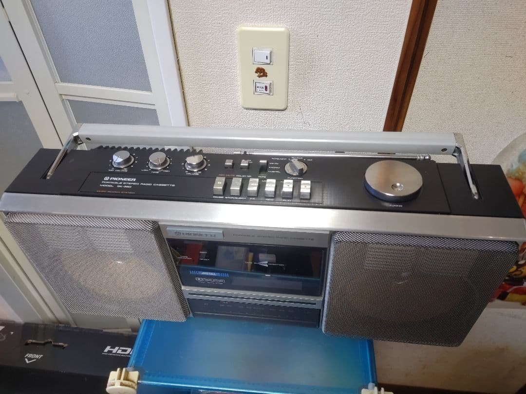 希少！バブル期　昭和レトロなラジカセ　パイオニア　ランナウェイSK-350整備品