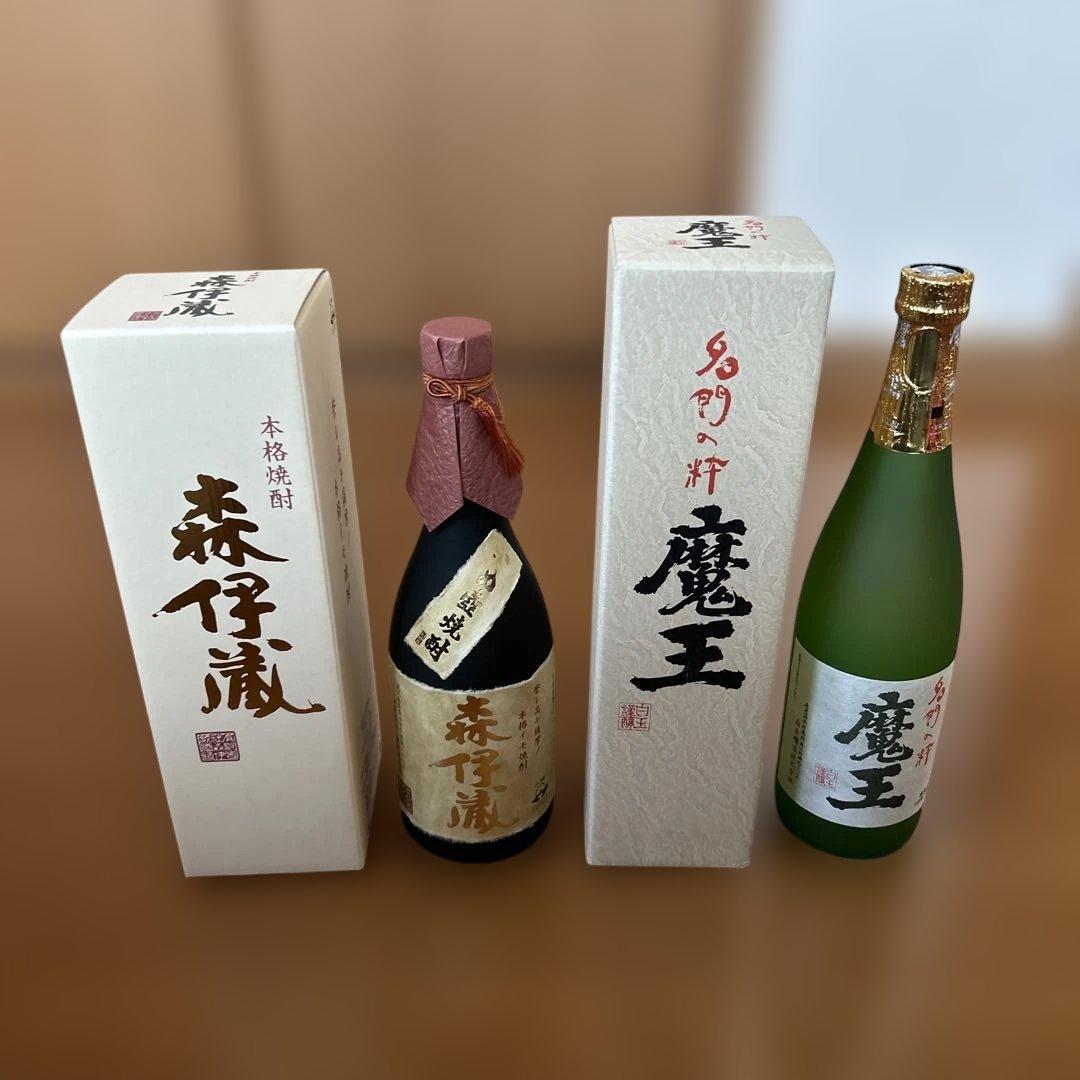 森伊蔵　魔王2本セット 魔王／森伊蔵 (金）720ml × 2本セット【送料無料】＋【ギフト箱付