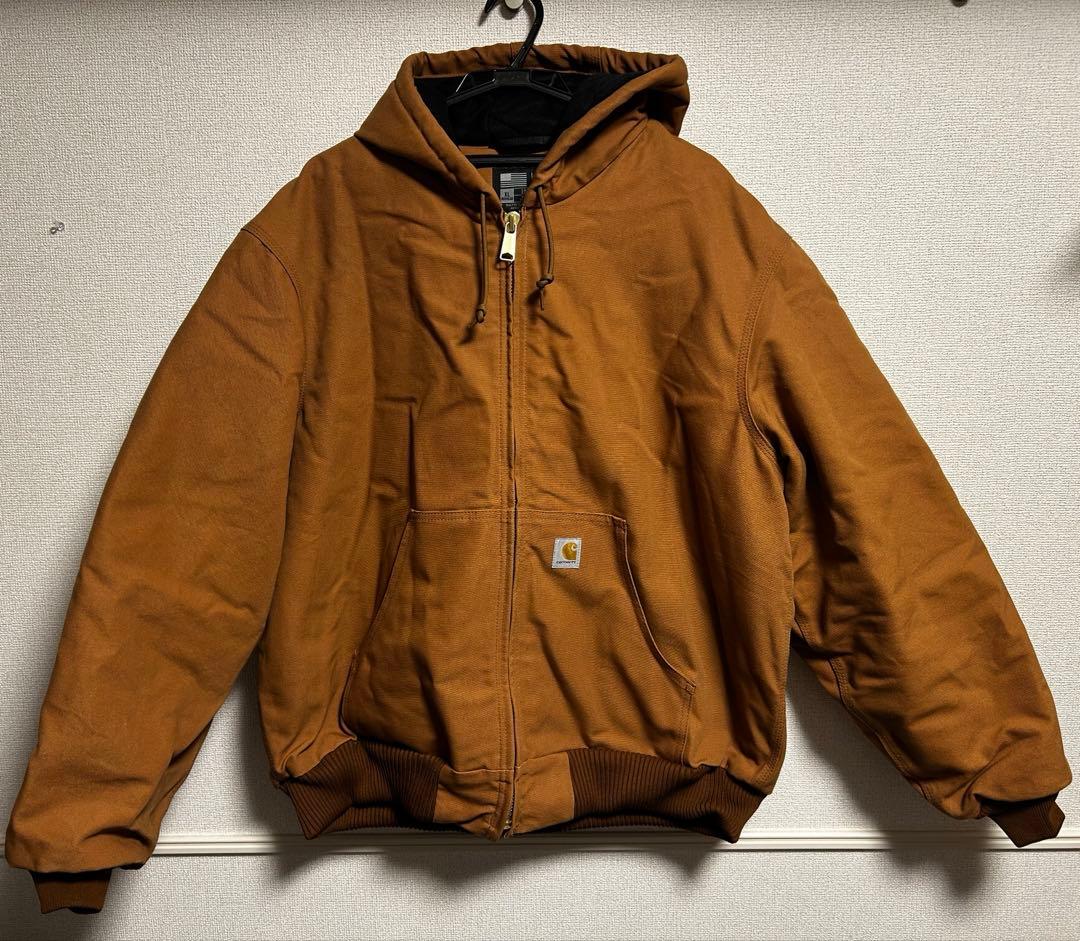 Carhartt Active Jacket カーハート　ブラウン　US規格 楽天市場】カーハート MADE IN USA アクティブ ジャケット トール