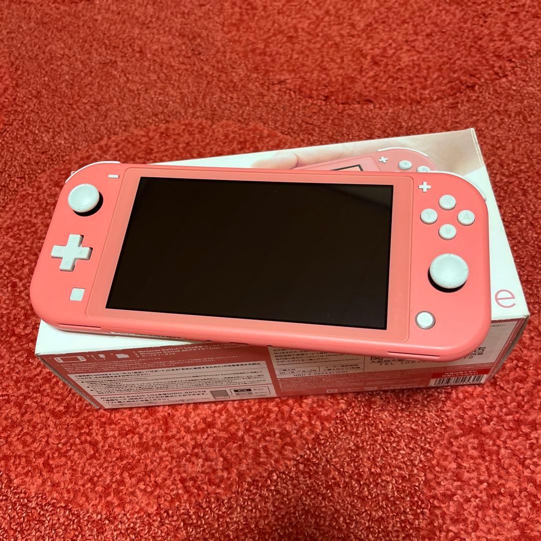 Nintendo Switch Lite ピンク 本体・充電器・外箱 Nintendo Switch Lite ピンク 本体 充電器付き - メルカリ