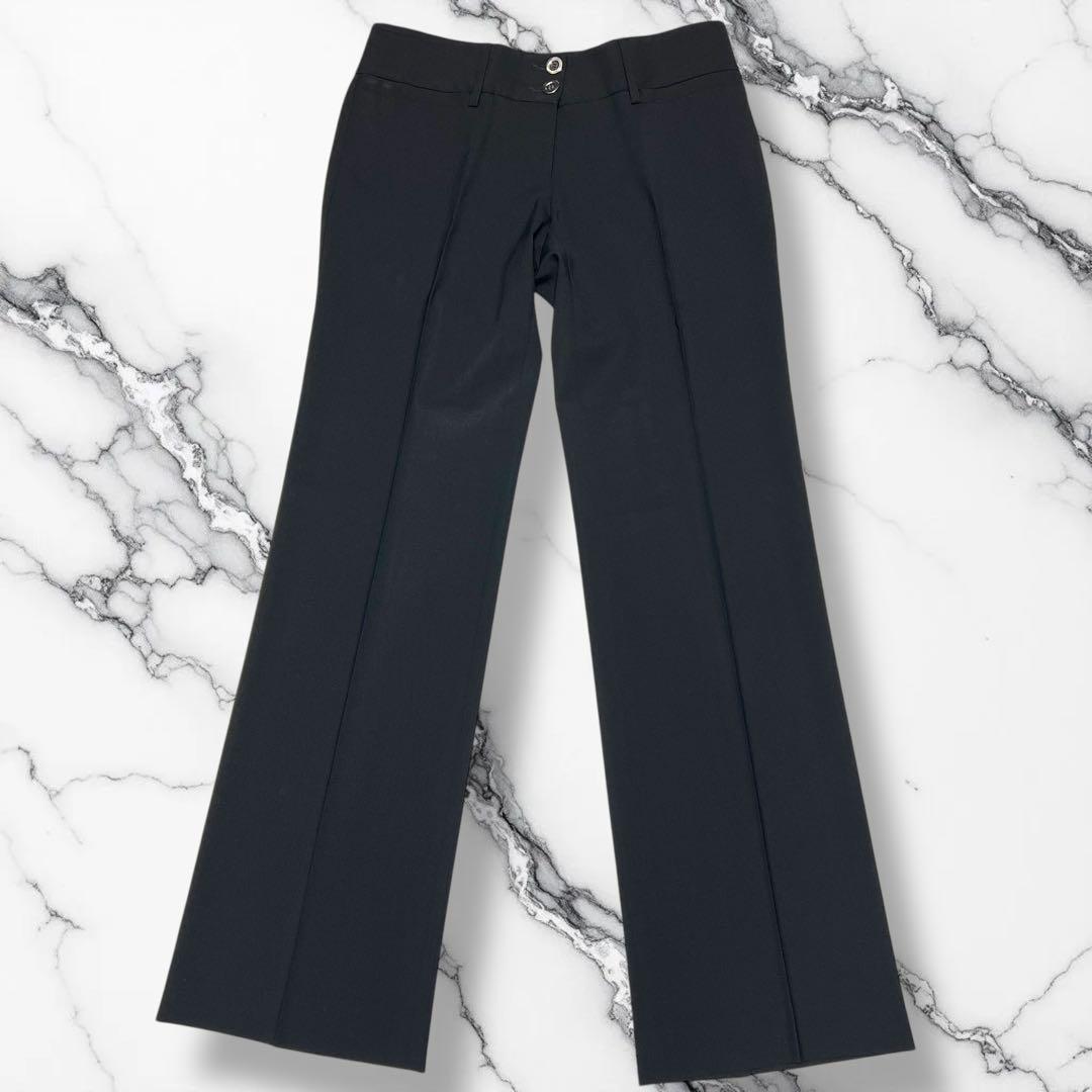 美麗品✨DOLCE&GABBANA セットアップ パンツ スーツ ブラック 秋冬
