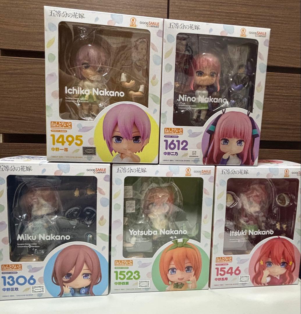 五等分の花嫁ねんどろいど　5体セット 五等分の花嫁∽』中野三玖 ウェディングドレスVer.や『アムネシア