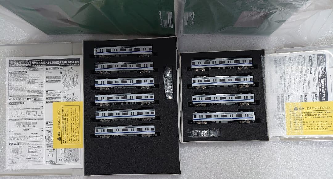西武 6000系 アルミ車 半HG密連 機器更新車 基本6両+増結4両 西武 6000系アルミ車 6156編成・シングルアームパンタ 増結6