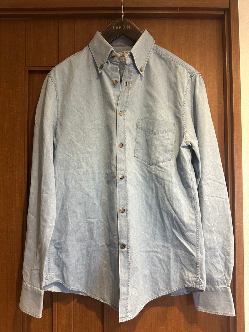 ⭐️BRUNELLO CUCINELLI⭐️スリムフィットデニムシャツ‼️M メンズ カジュアルシャツ＆ドレスシャツ | Brunello Cucinelli