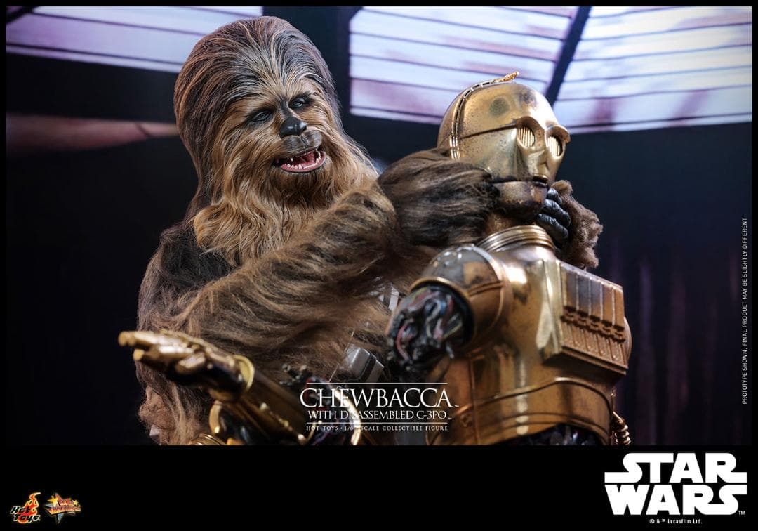 ホットトイズ 1/6 チューバッカ ＆ C-3PO (分解) MMS766 - メルカリ