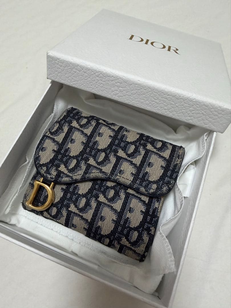 クリスチャンディオール オブリーク ロータス ミニウォレット DIOR ミニ財布 SADDLE ロータスウォレット ディオールオブリーク (Dior