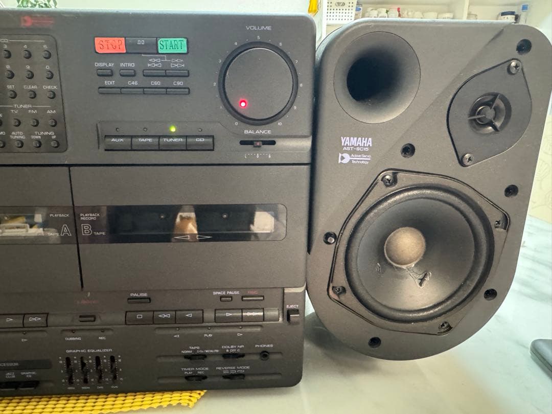 希有品YAMAHA CD・AM FMカセットデッキ