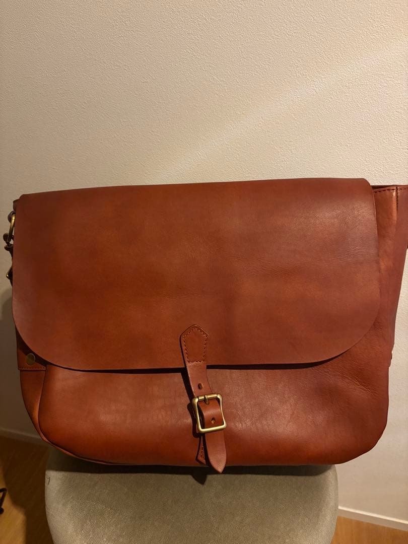 [ゲッコー]VASCO LEATHER POSTMAN VASCO】LEATHER POSTMAN SHOULDER BAG -REGULAR (USMAIL) / Two Colors
