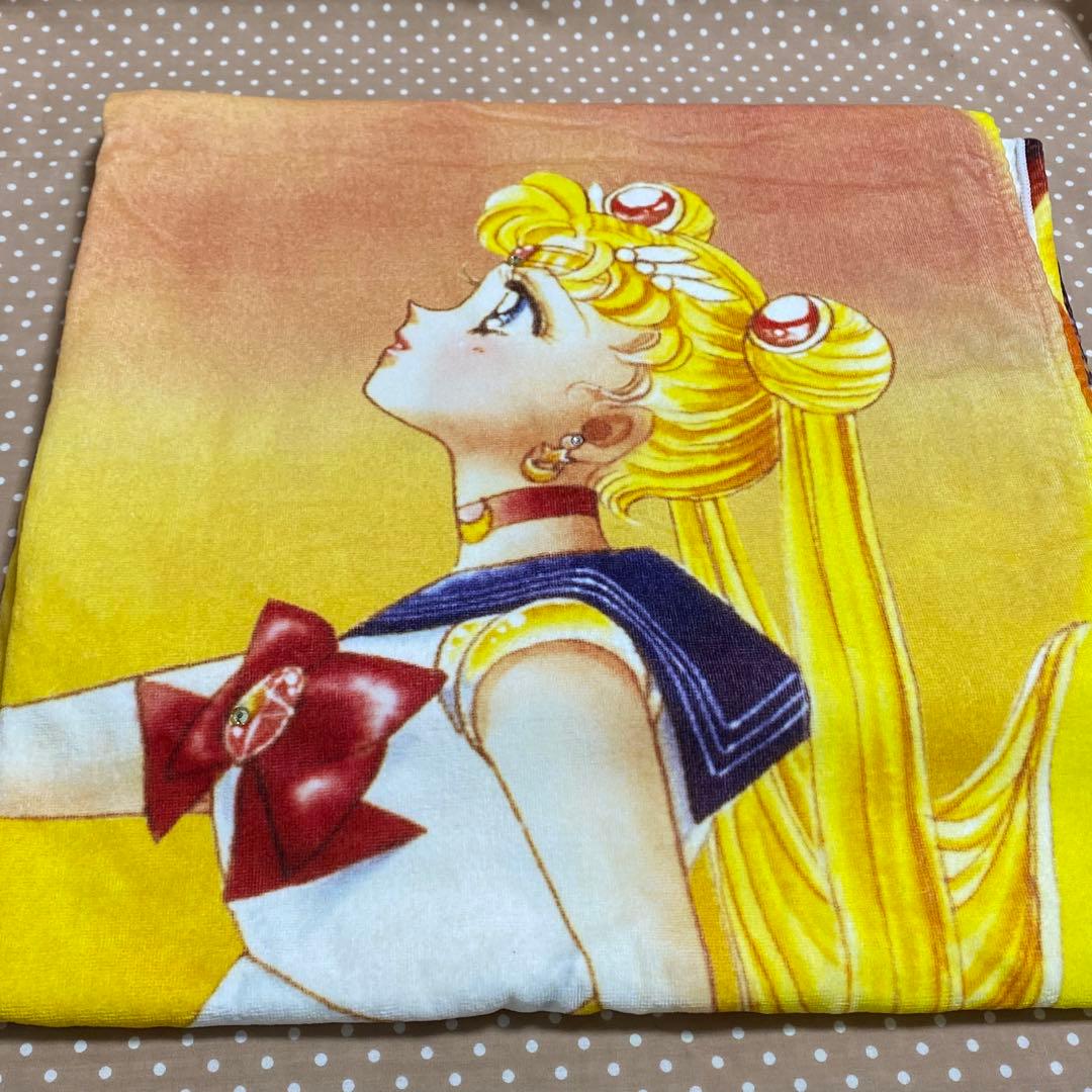 美少女戦士セーラームーン　セーラームーン展　ラインストーン付きワイドバスタオル 美少女戦士セーラームーン バスタオル：美少女戦士セーラームーン 30