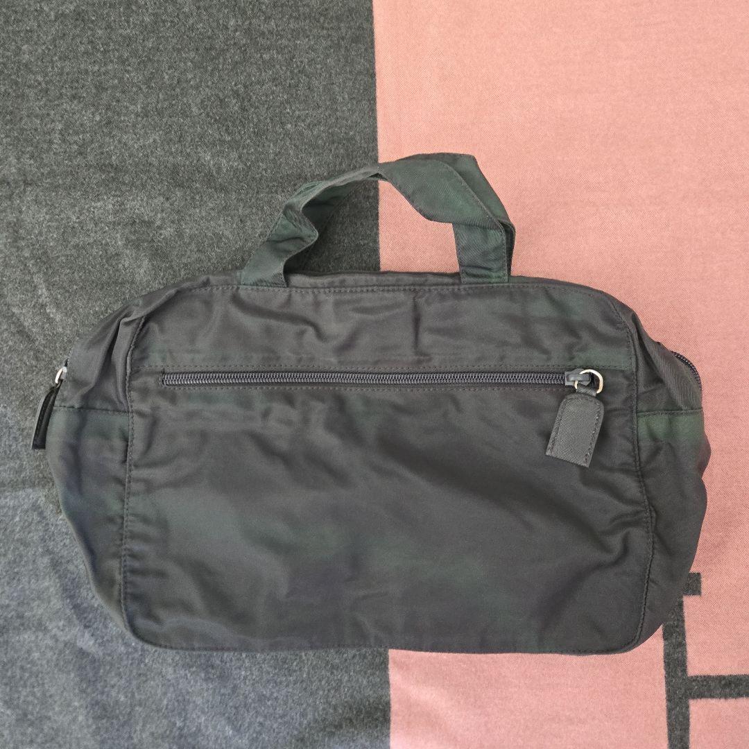 tatsu5955様専用 PRADA カーキ ナイロンミニボストンバッグ - メルカリ