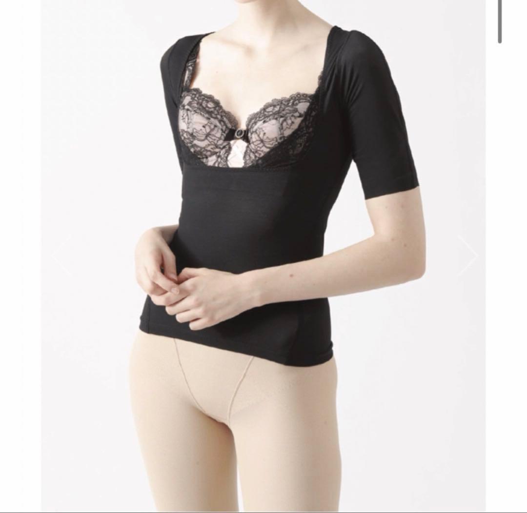 peu à beauté Bisei inner ブラック プウアボーテ 光電子 peu a beaute スパッツサポーター | キャデリート オンラインショップ