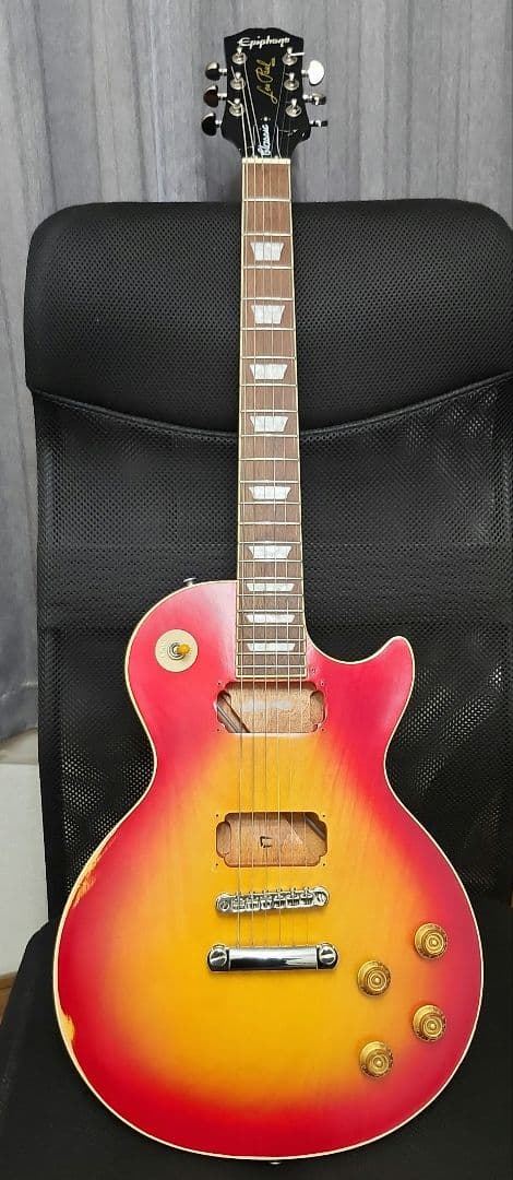 ジャンク　epiphone レスポールクラシックボディ grun-sound_f185k211025