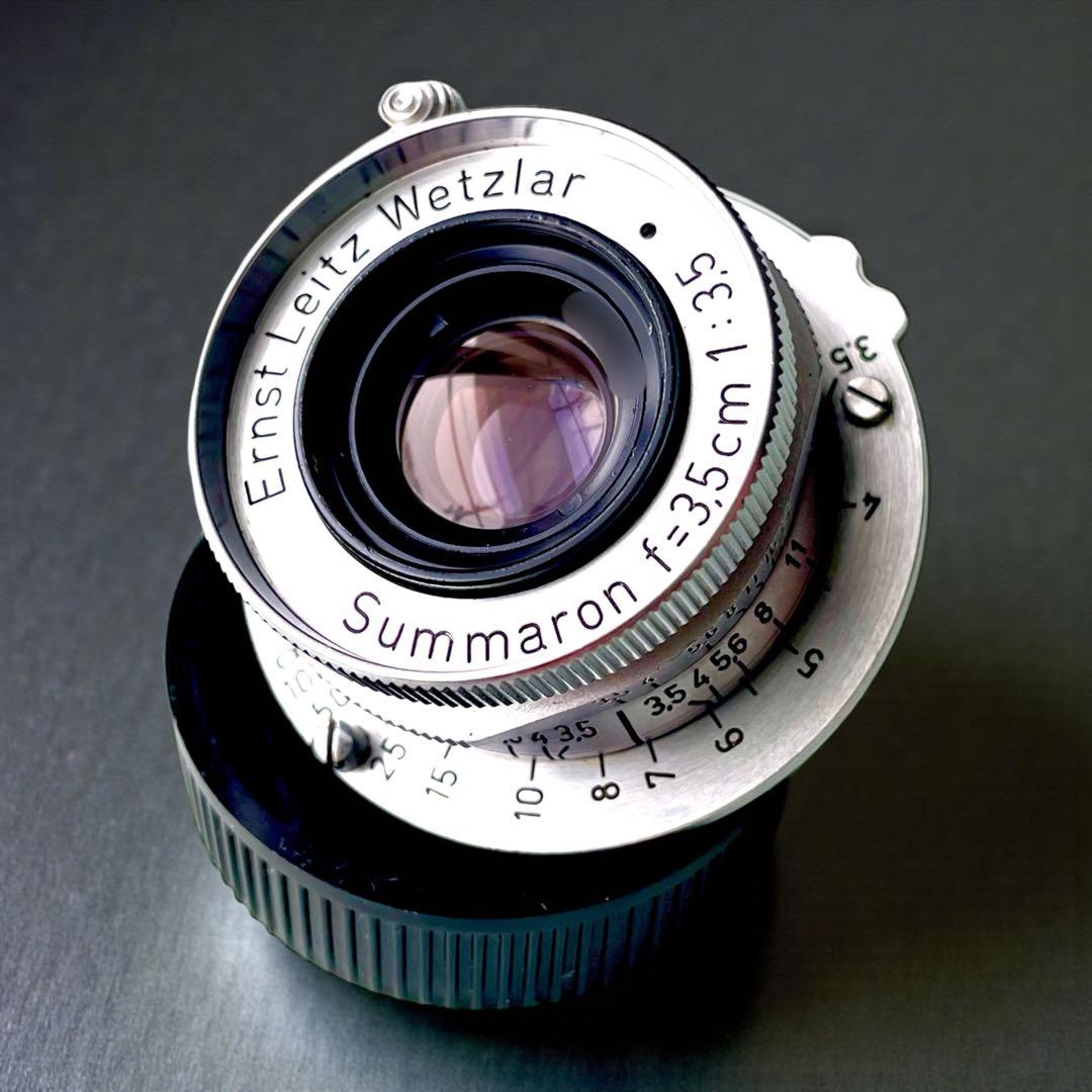 【2025年12月OH済】極上美品Leica Summaron 35mmフード付