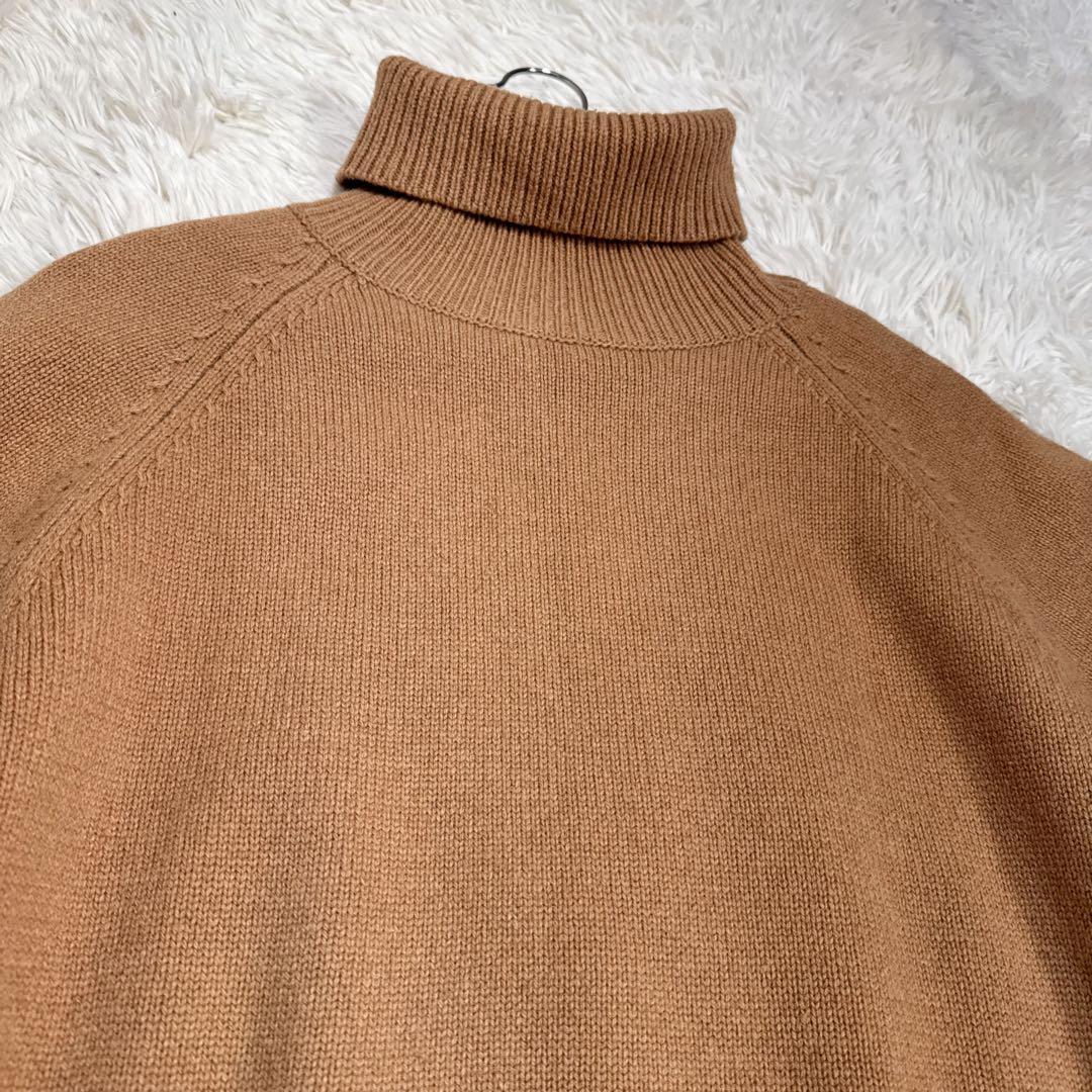 極美品✨️ エブール タートルネックニット ウール100 オーバーサイズ