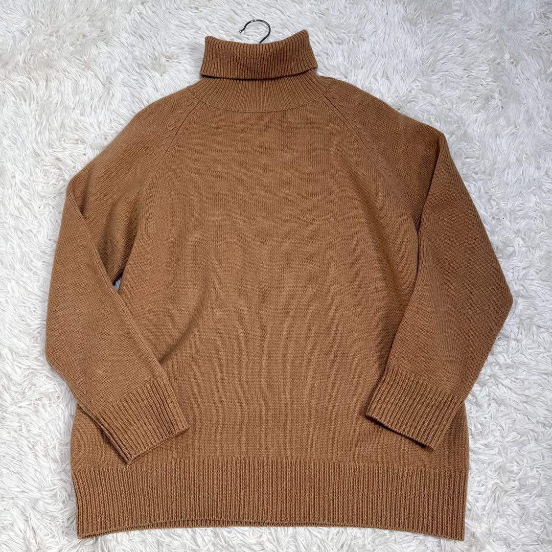 極美品✨️ エブール タートルネックニット ウール100 オーバーサイズ