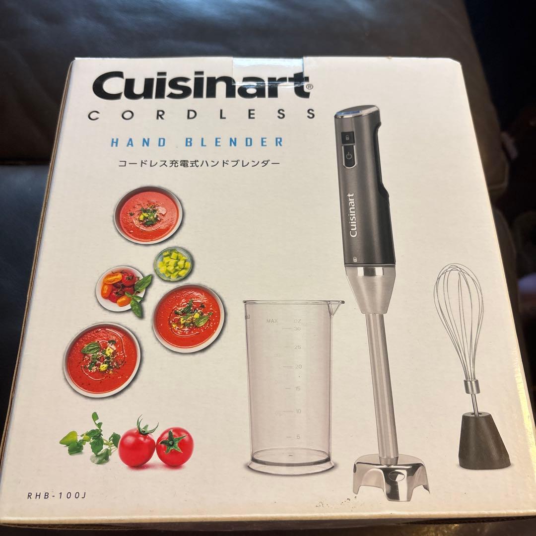 Cuisinart コードレス 充電式ハンドブレンダー RHB-100J コードレス充電式ハンドブレンダー RHB-100J｜電源コードからの解放
