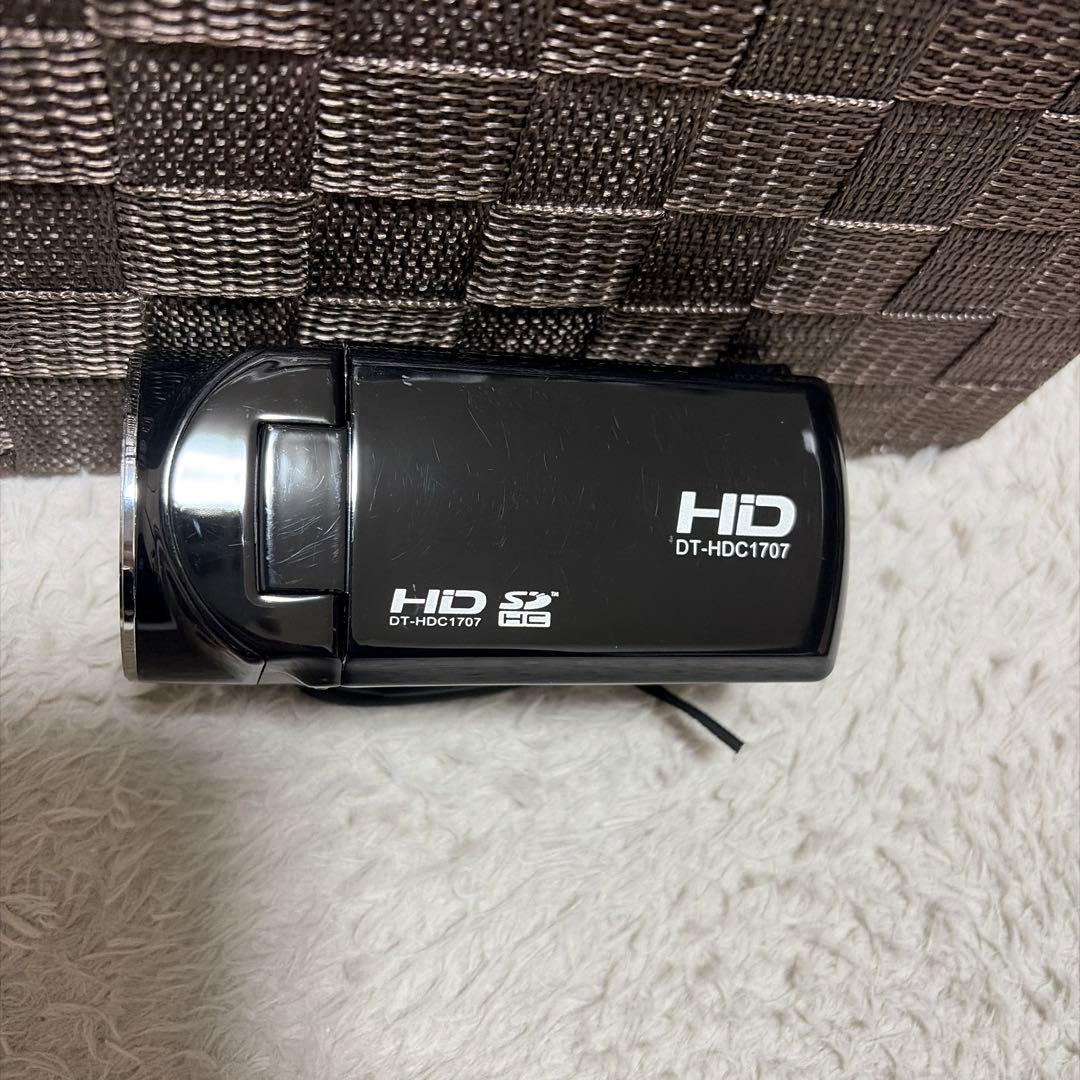 HDビデオカメラ DT-HDC1707 ブラック - メルカリ