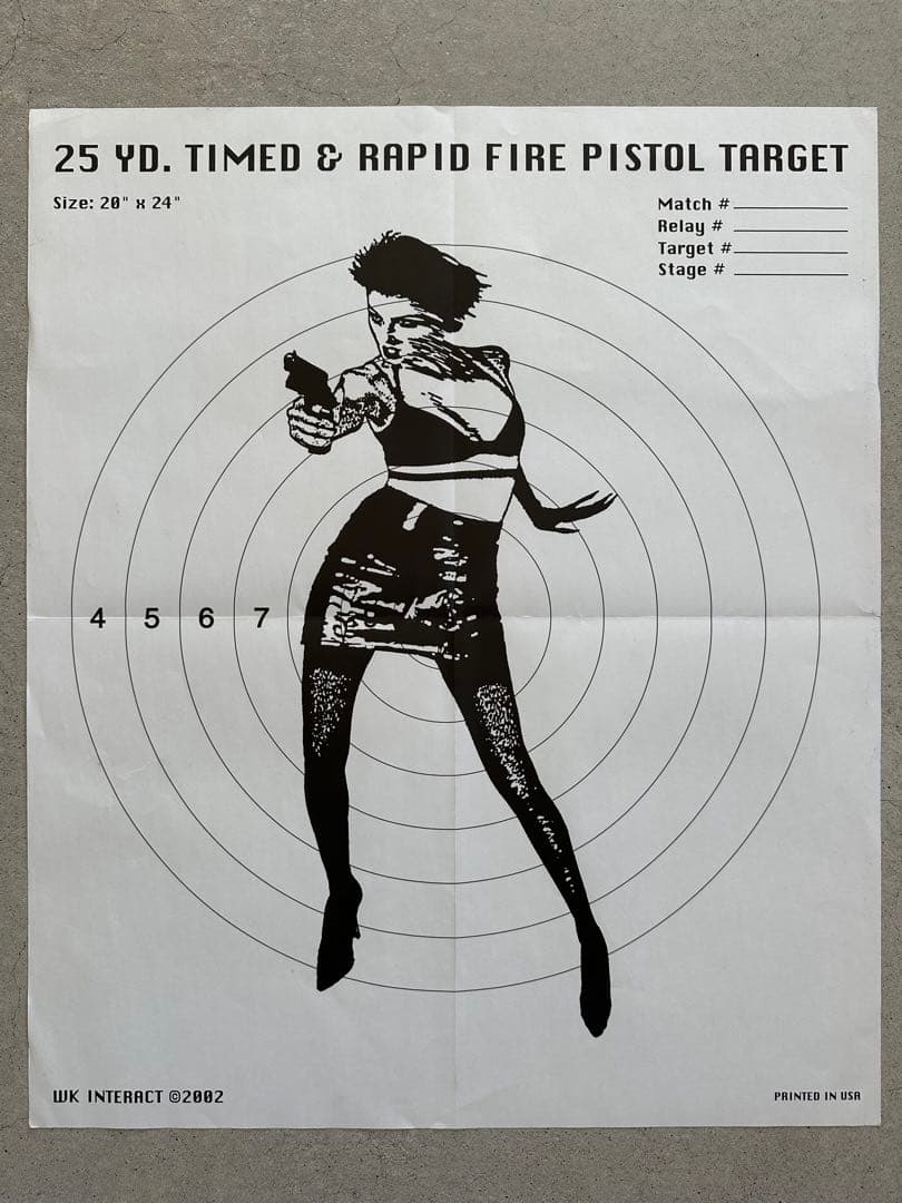 版画 WK INTERACT 2002 PISTOL TARGET WK INTERACT 2002 PISTOL TARGET