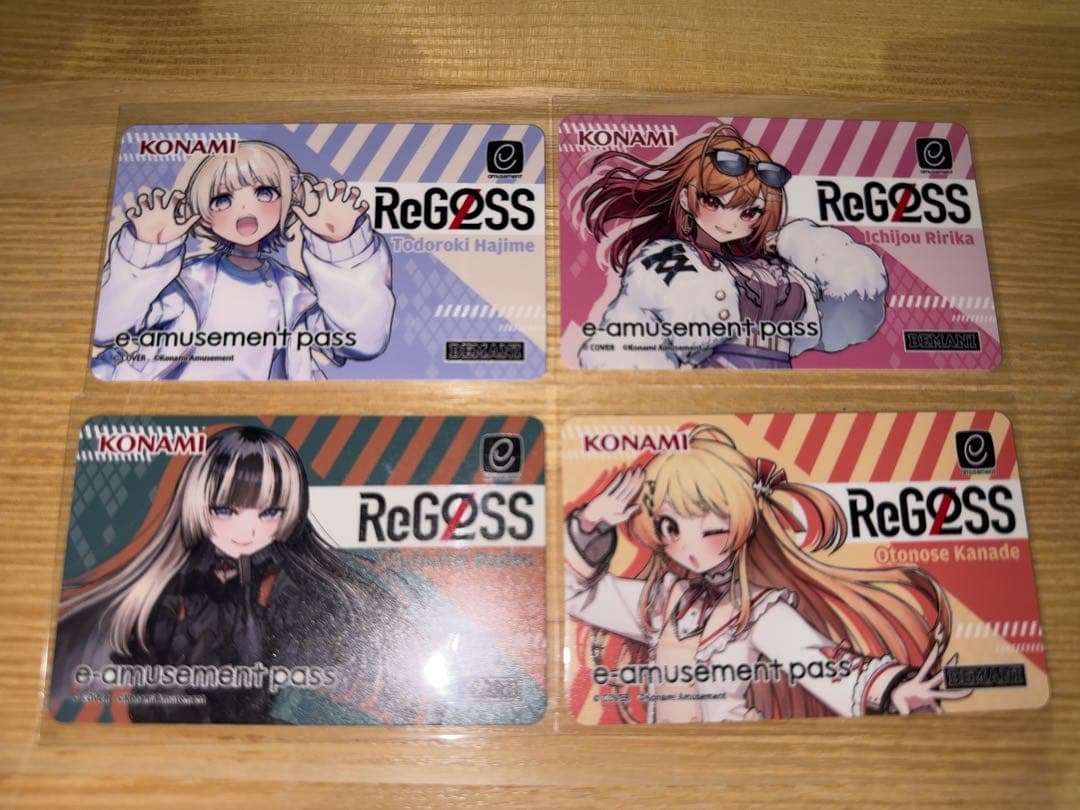 ReGLOSS e-amusement pass 4種コンプリートセット m80282050521_1.jpg?1759437970