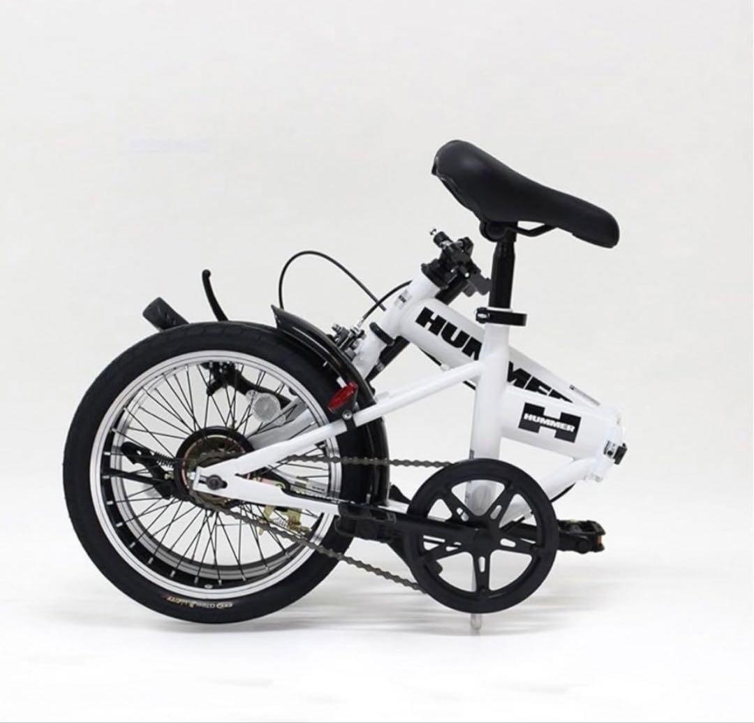 新品未使用】HUMMER ハマー 2025年式 折り畳み自転車 白 - メルカリ