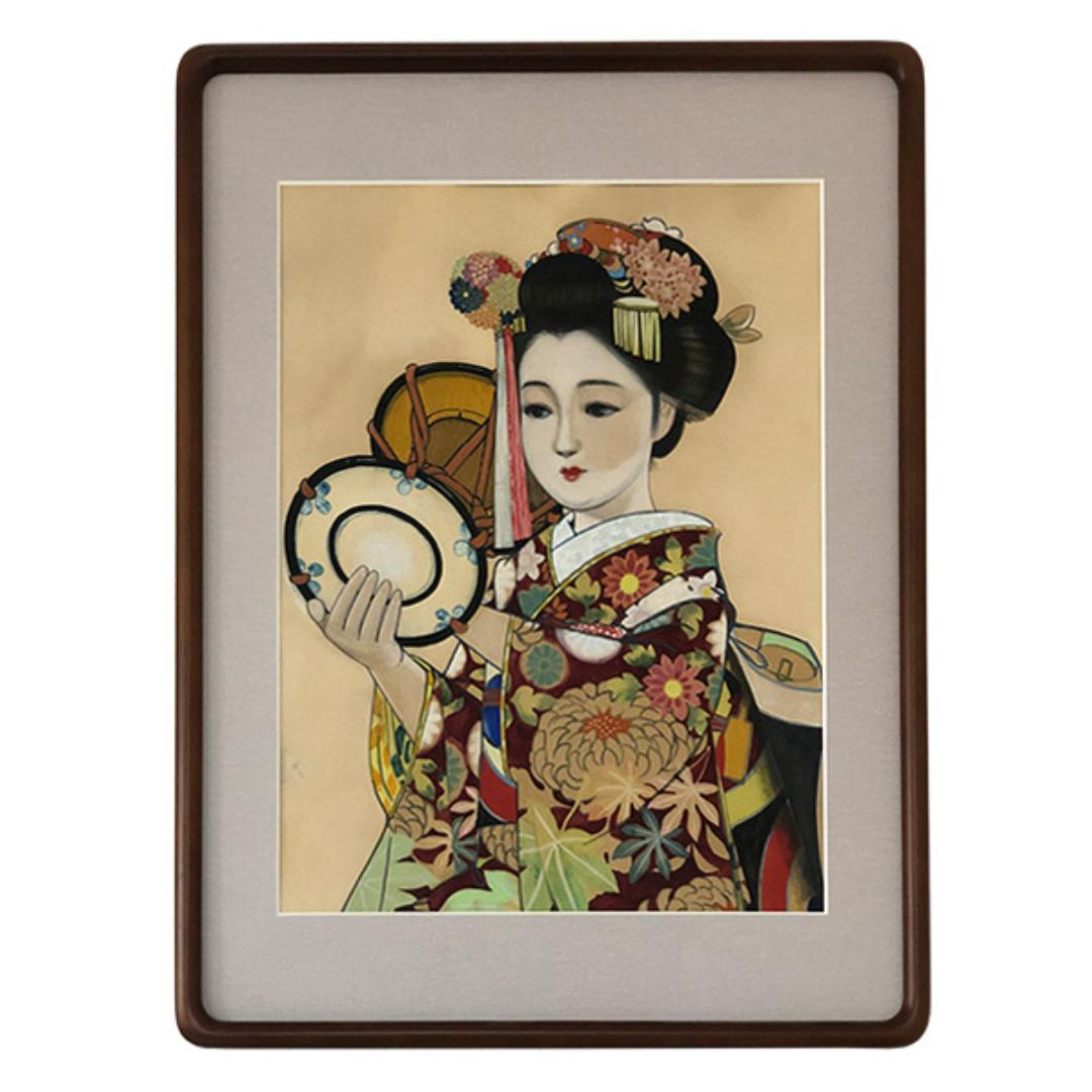 版画『鼓と少女』太田二郎 作 版画『鼓と少女』太田二郎 作 - メルカリ