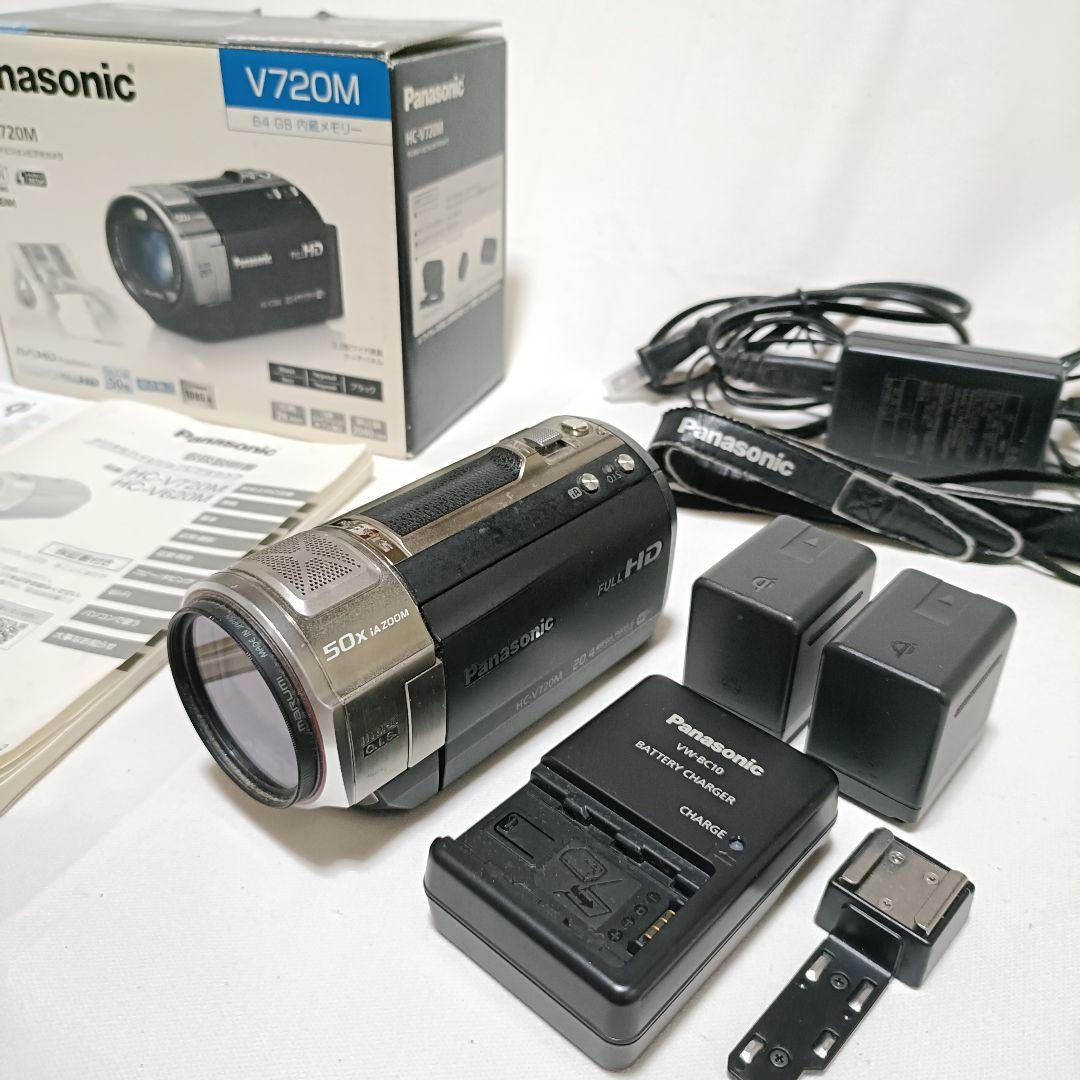 Panasonicデジタルハイビジョンビデオカメラ HC-V720M - メルカリ