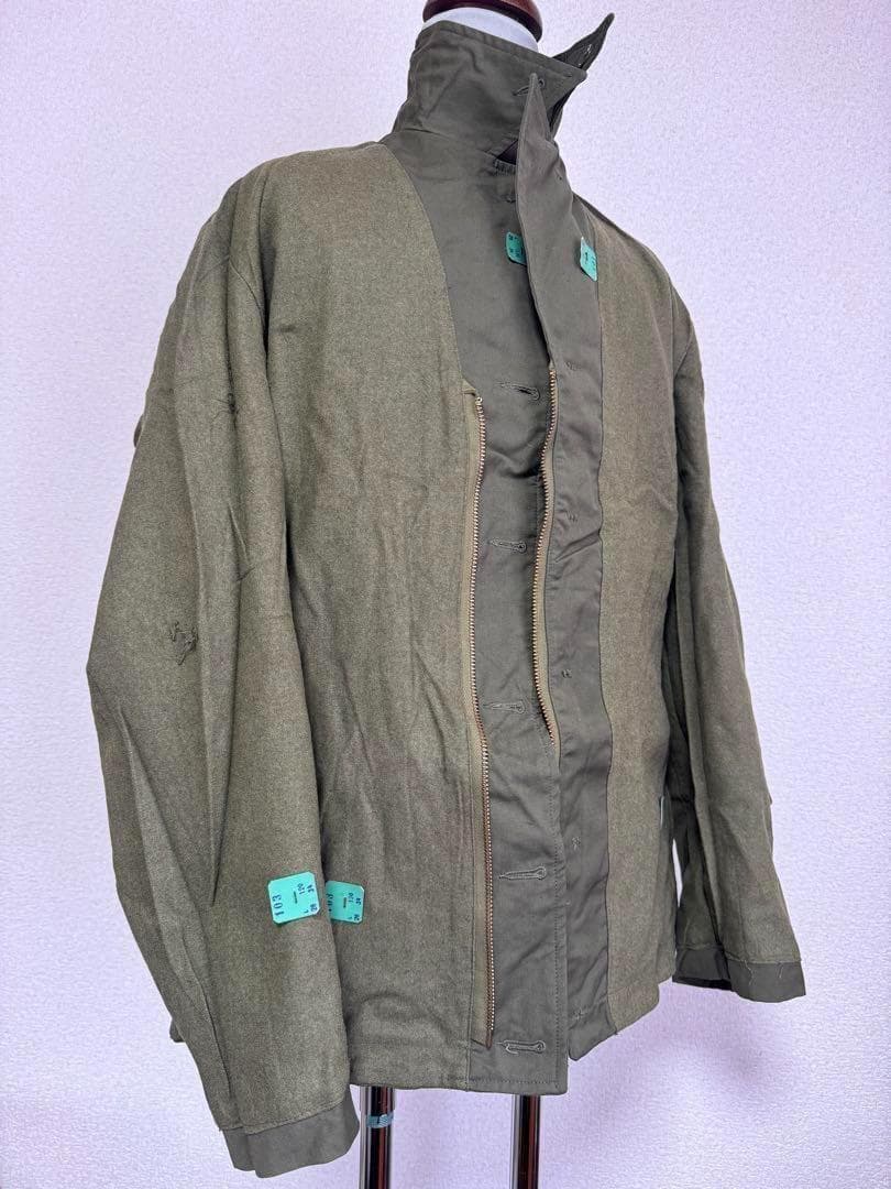 米軍 実物 N-4 デッキジャケット 40s US NAVY N-4 Deck Jacket オリーブ 36相当 米軍実物 アメリカ海軍