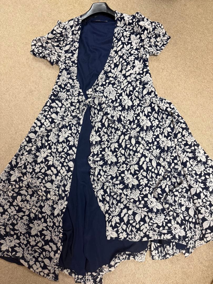 期間限定値下げ】ポロラルフローレン 花柄 ラップカシュクールワンピース