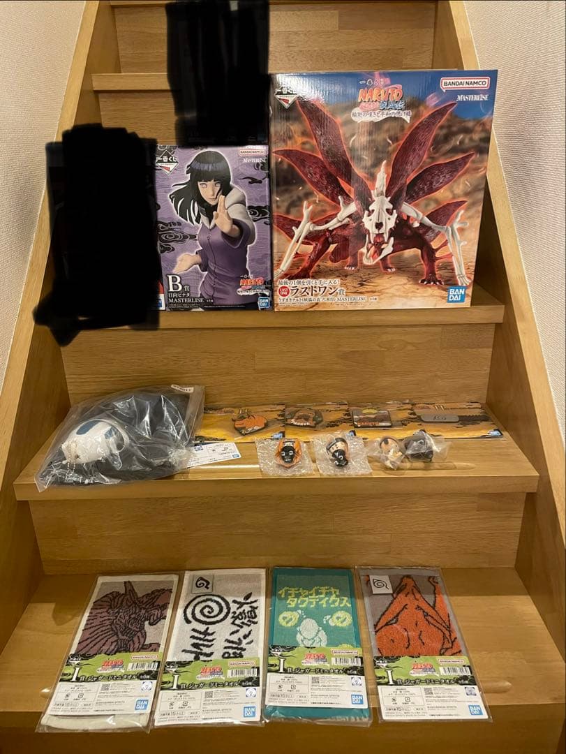 ナルト　NARUTO 一番くじ　フィギュア　b ラストワン　下位賞　セット ラストワン賞は素顔状態のはたけカカシフィギュア！「一番くじ NARUTO