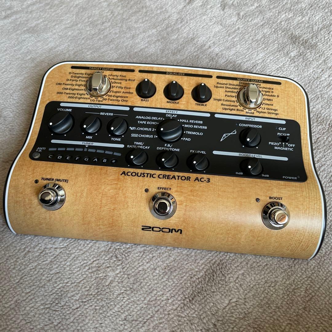 ZOOM ACOUSTIC CREATOR AC-3 取説つき AC-3 Acoustic Creator | ZOOM