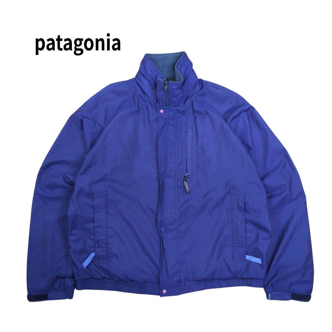 90s patagonia ニューマティック ジャケット ブルゾン パープル L 90s patagoniaパタゴニア ニューマティックジャケット 薄青紫 S