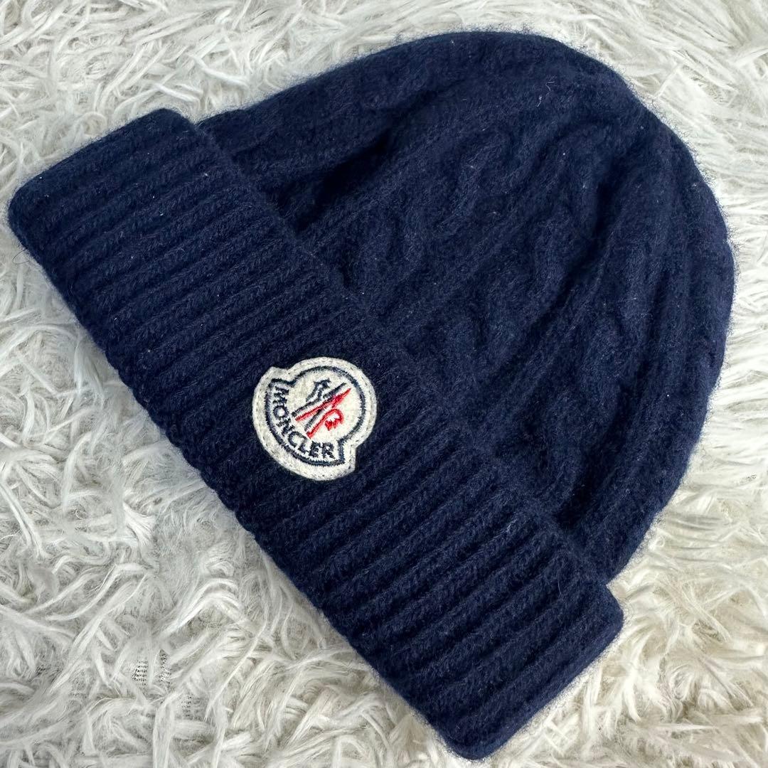 柴犬 様用正規品 MONCLER ネイビー ニット帽 ケーブル編み 大人もOK 楽天市場】モンクレール MONCLER ニット帽 レディース ビーニー ニット